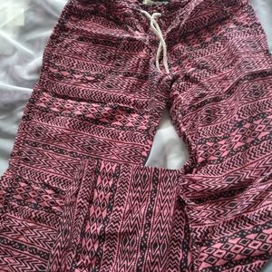 Linen tribal print pants